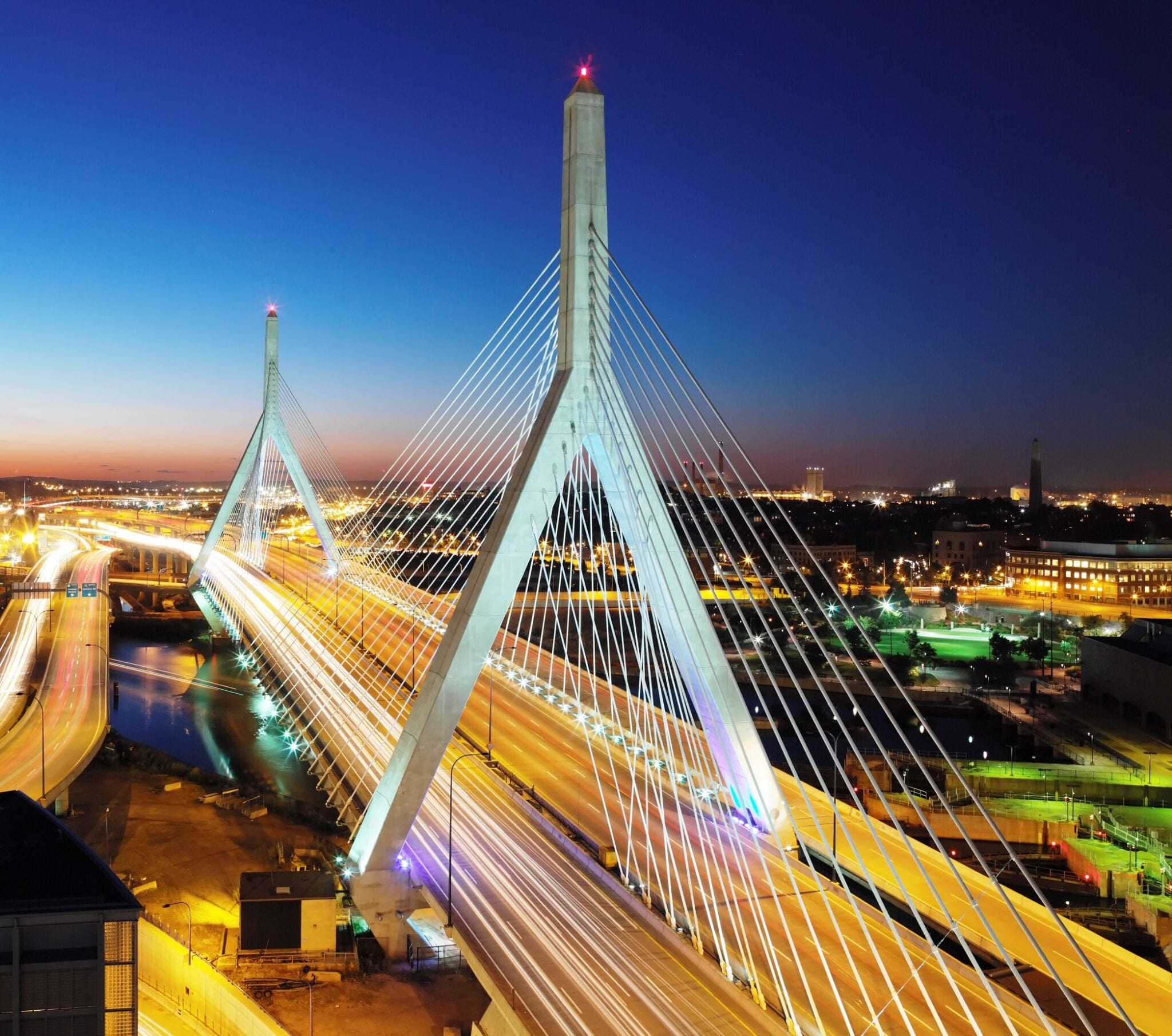 Leonard P Zakim Bunker Hill Bridge Boston Landmarks